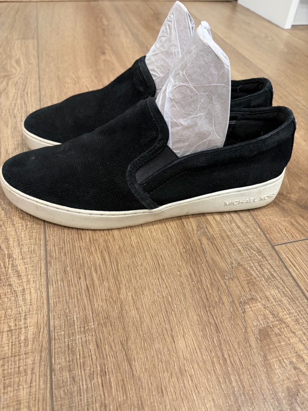 Michael Kors Black Slip-On Sneakers